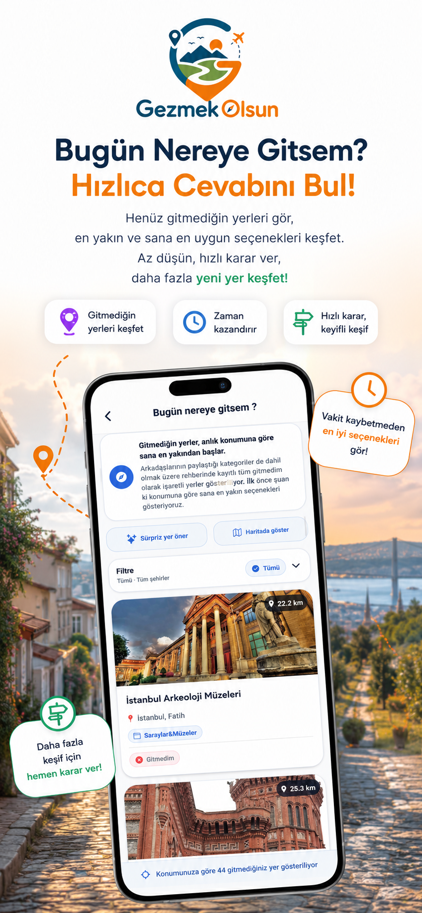 Gezmek Olsun Arkadaşlar Ekranı
